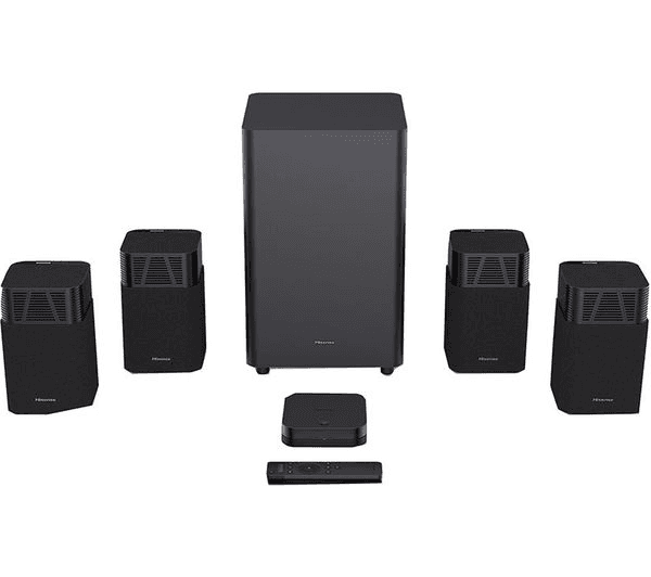 HISENSE HT Saturn 4.1.2 Wireless Sound Bar with Dolby Atmos & DTS Virtual:X