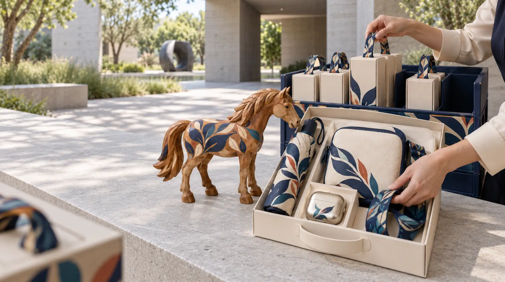 Launches, Conferences & Field Events: campaign gifting concept scene